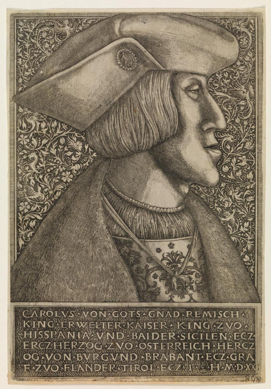 Carlo V, Imperatore del Sacro Romano Impero da Hieronymus Hopfer