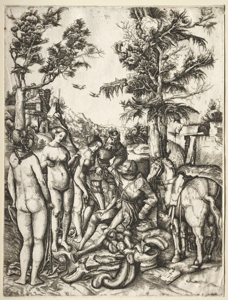 Giudizio di Paride da Hieronymus Hopfer