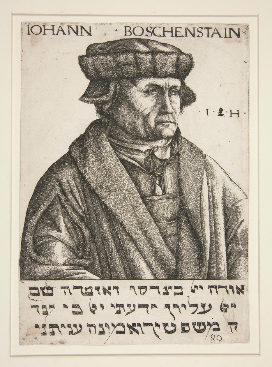 Ritratto di Johann Büschenstein da Hieronymus Hopfer