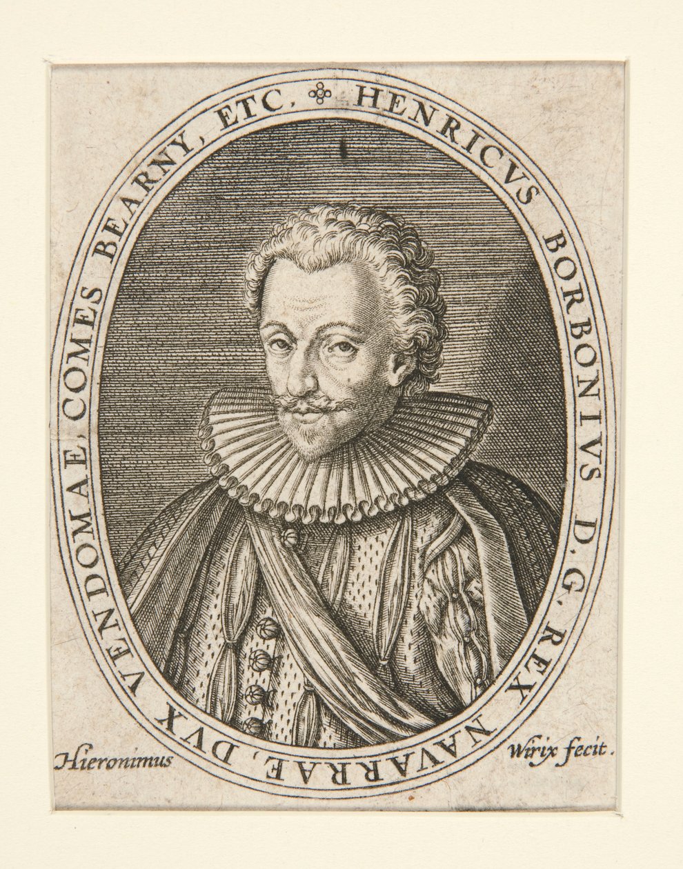 Re Enrico IV da Hieronymus Wierix