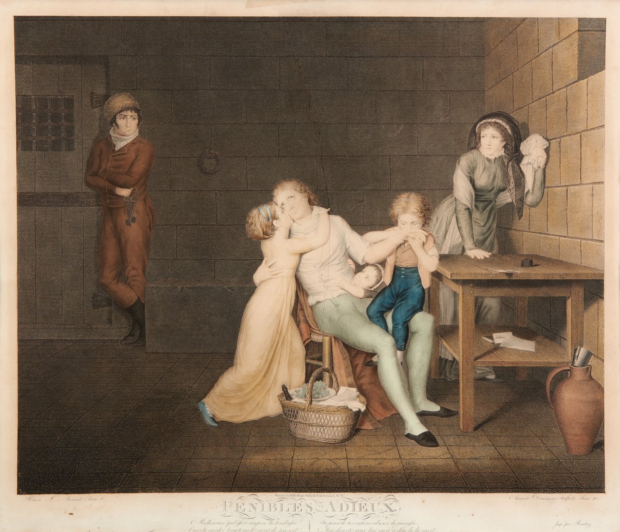 Il doloroso addio da Hilaire (1769 1840) (after) Ledru