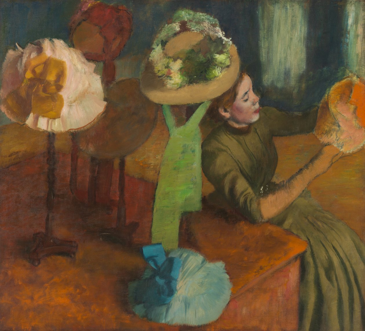 Il negozio di modisteria da Hilaire Germain Edgar Degas