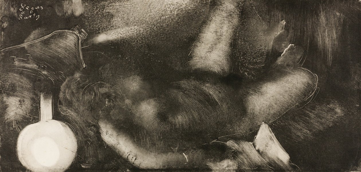Donna sdraiata sul letto da Hilaire Germain Edgar Degas