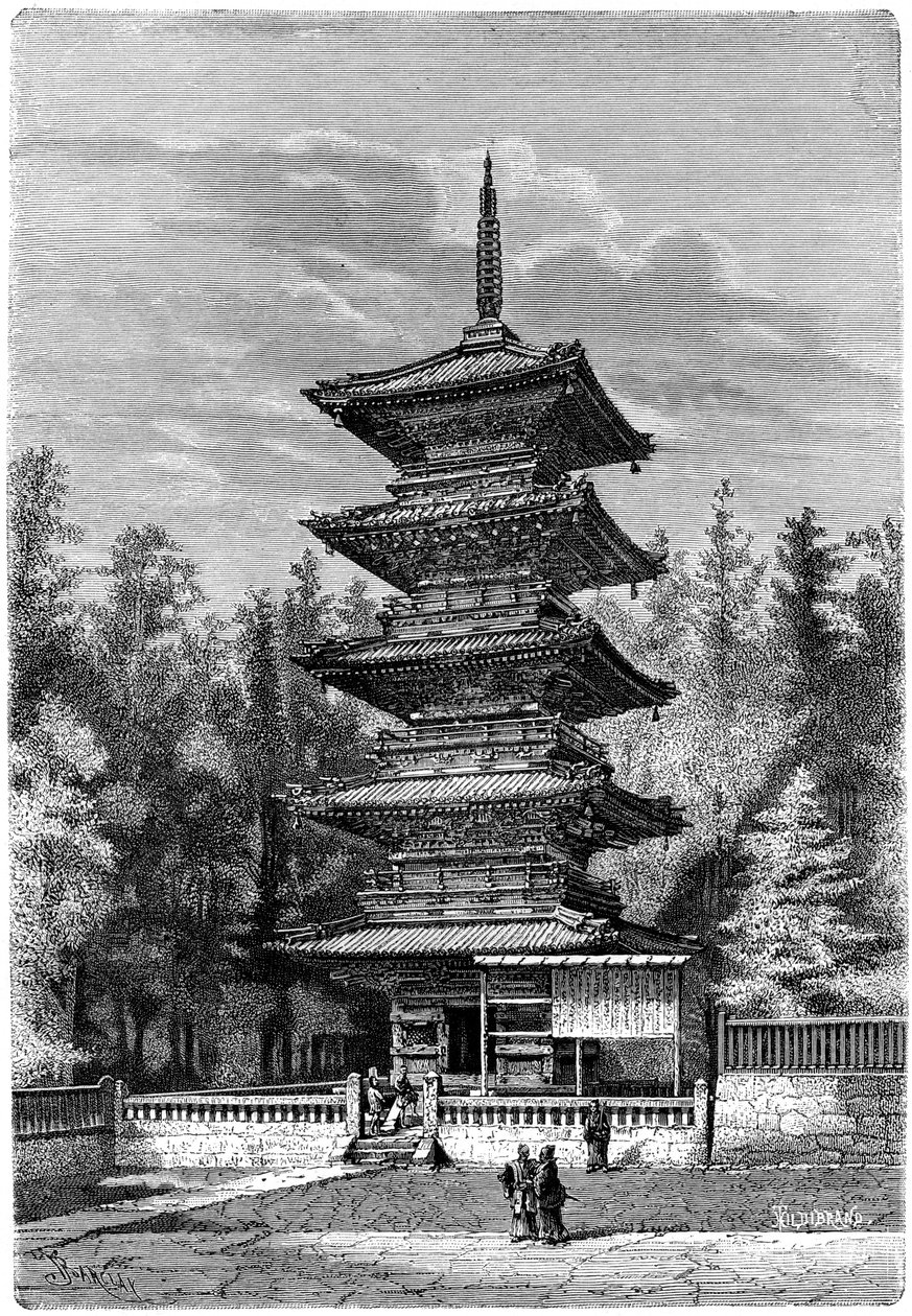 Tempio buddista, Nikko, Giappone da Hildibrand