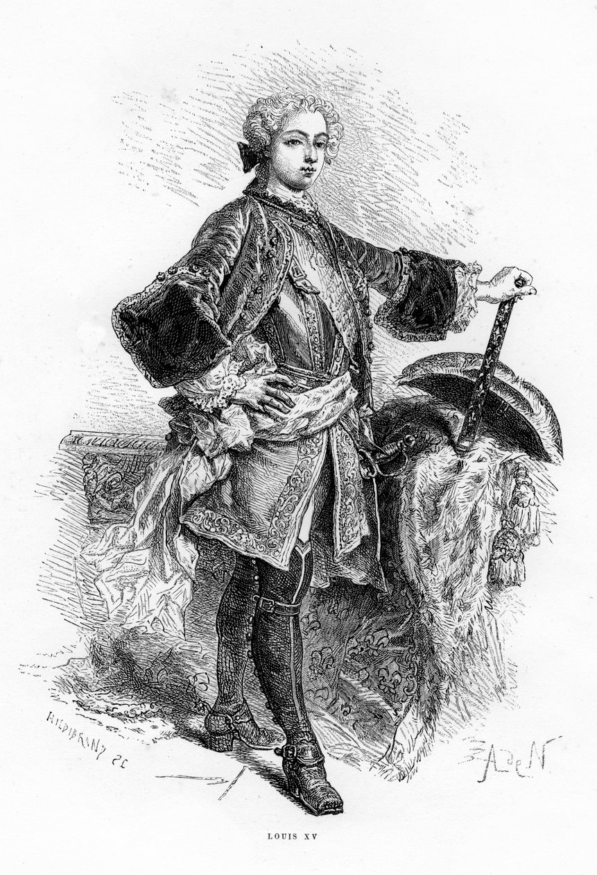 Luigi XV, Re di Francia da Hildibrand