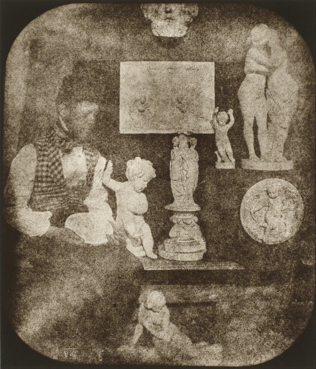 Bayard e le statuette da Hippolyte Bayard