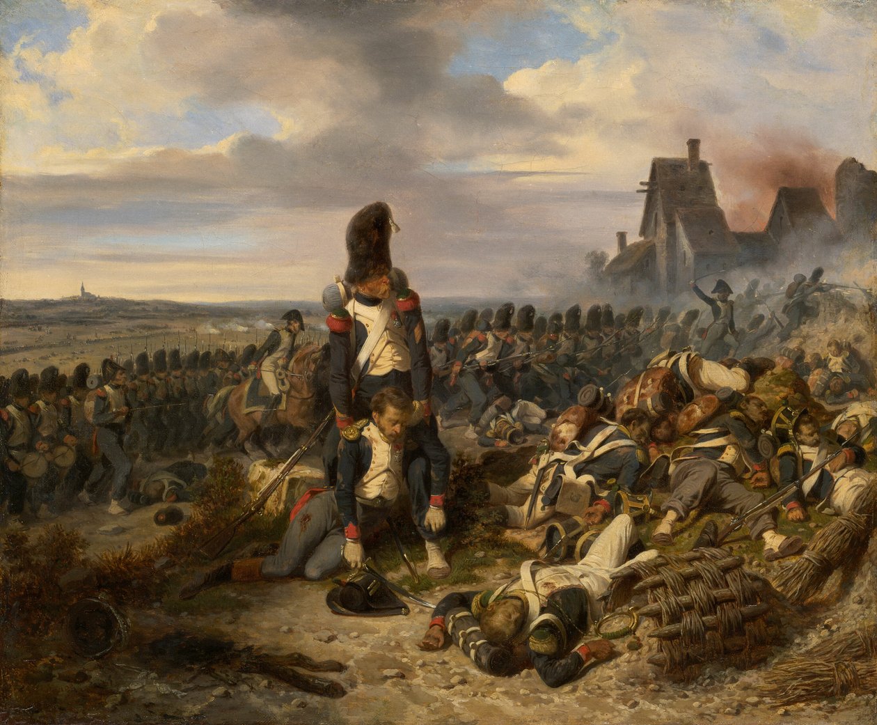 Scena di battaglia da Hippolyte Bellange