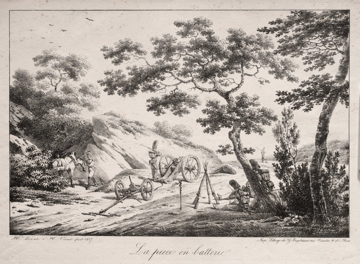 Il Canone Pronto a Sparare da Hippolyte Lecomte
