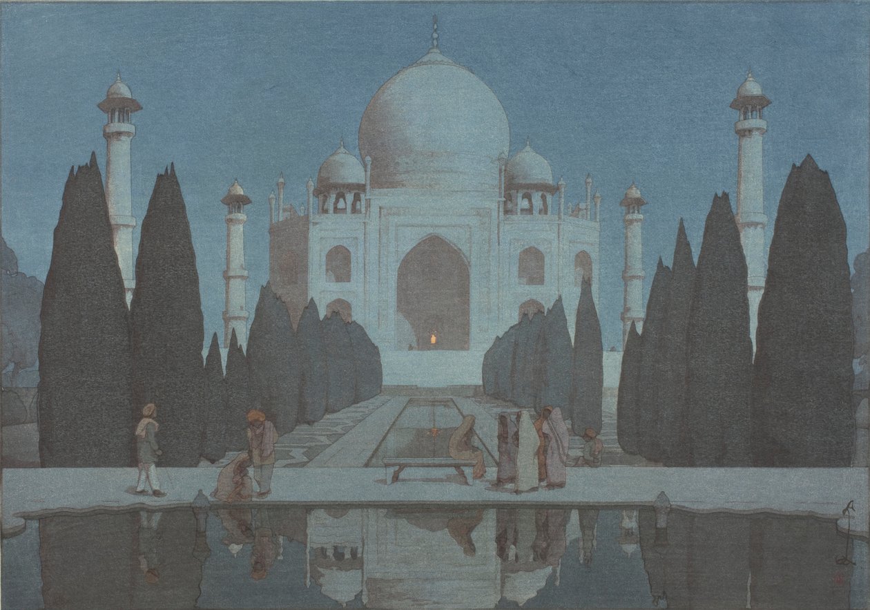 Il Taj Mahal di notte, n.6 da Hiroshi Yoshida