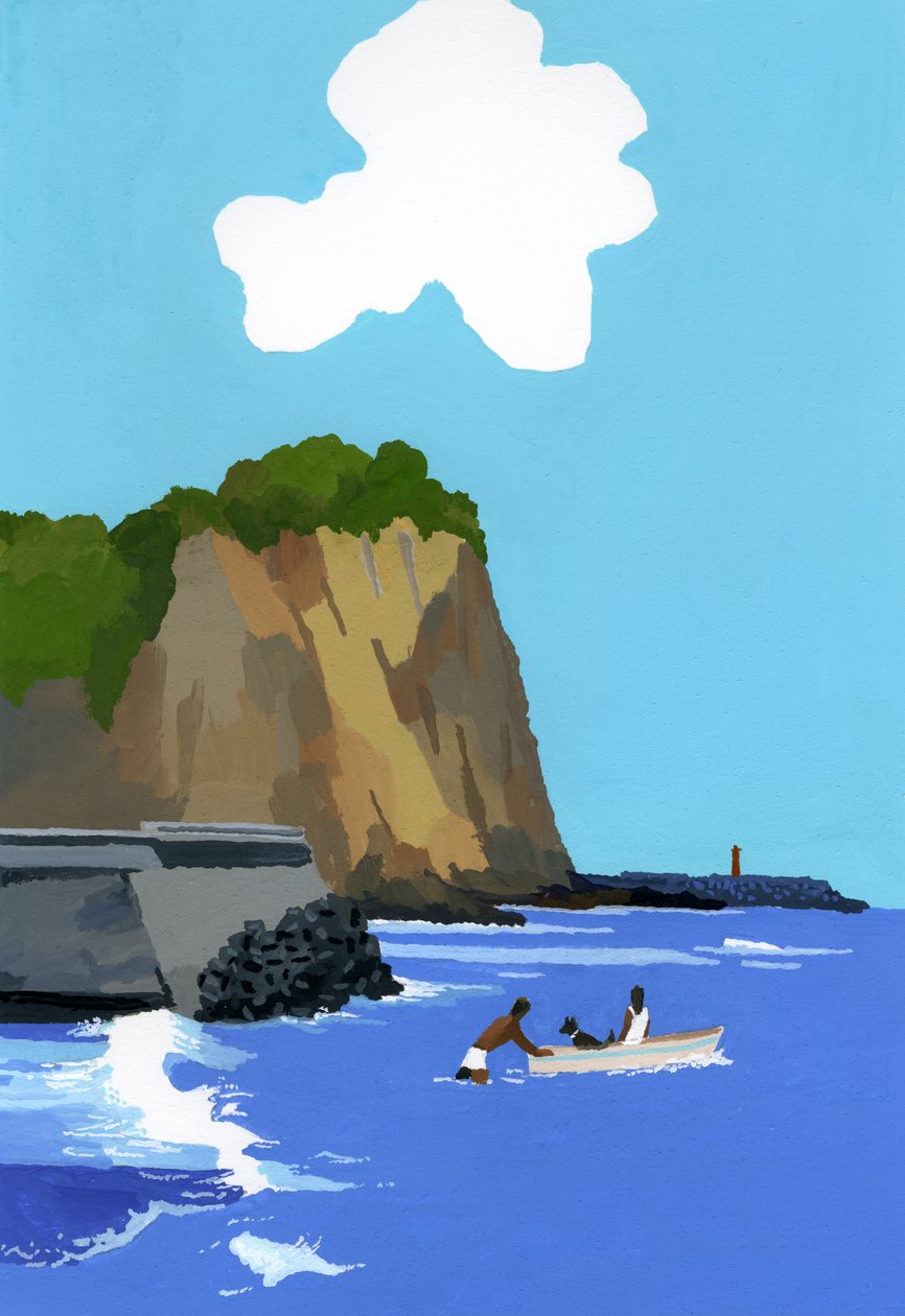 Estate, mare e barca da Hiroyuki Izutsu