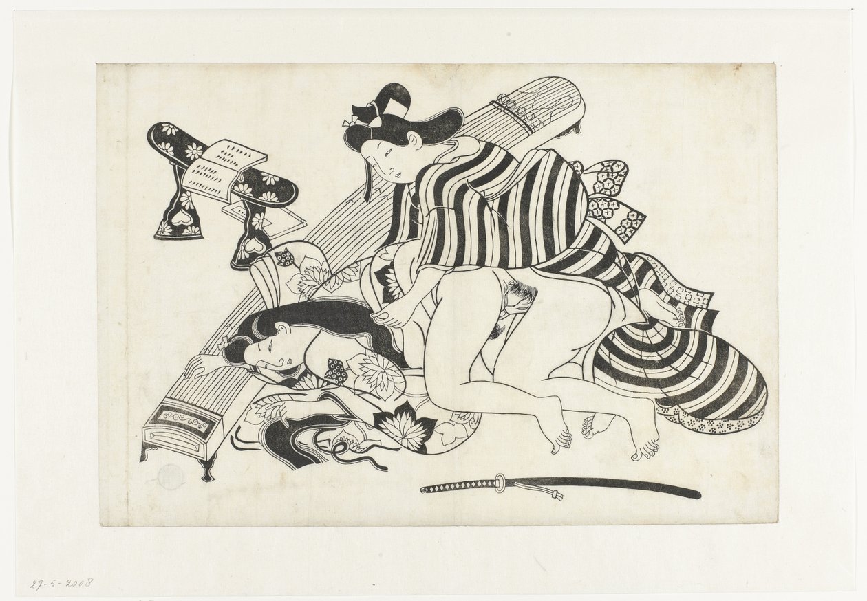 Rappresentazione erotica da Hishikawa Moroshige (attributed to)