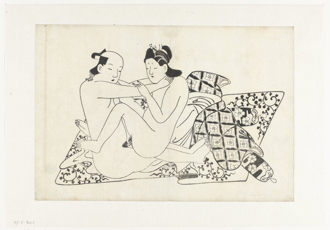 Rappresentazione erotica da Hishikawa Moroshige (attributed to)