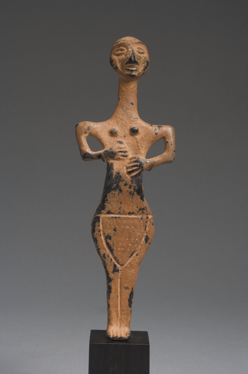 Dea della fertilità femminile cananea da Hittite