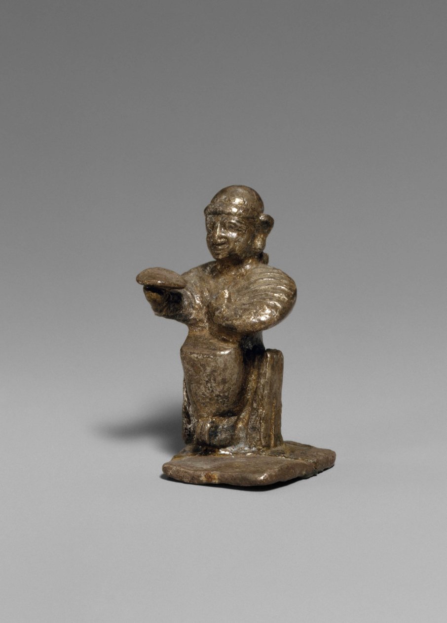 Donna seduta, c.1300 a.C. (argento) da Hittite