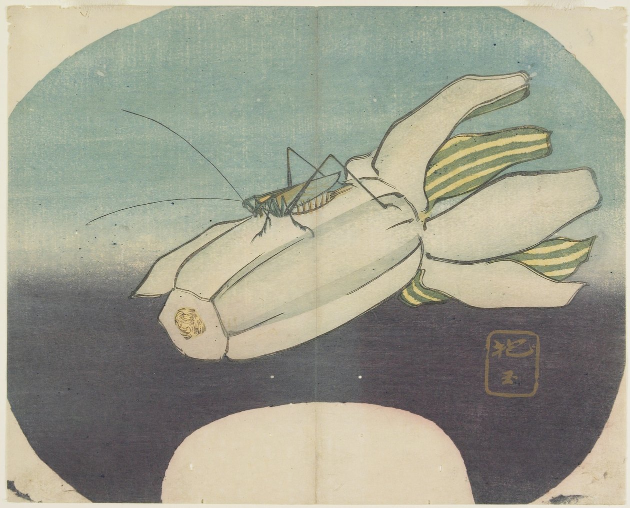(Grillo su una zucca), c. 1830 da Hogyoku