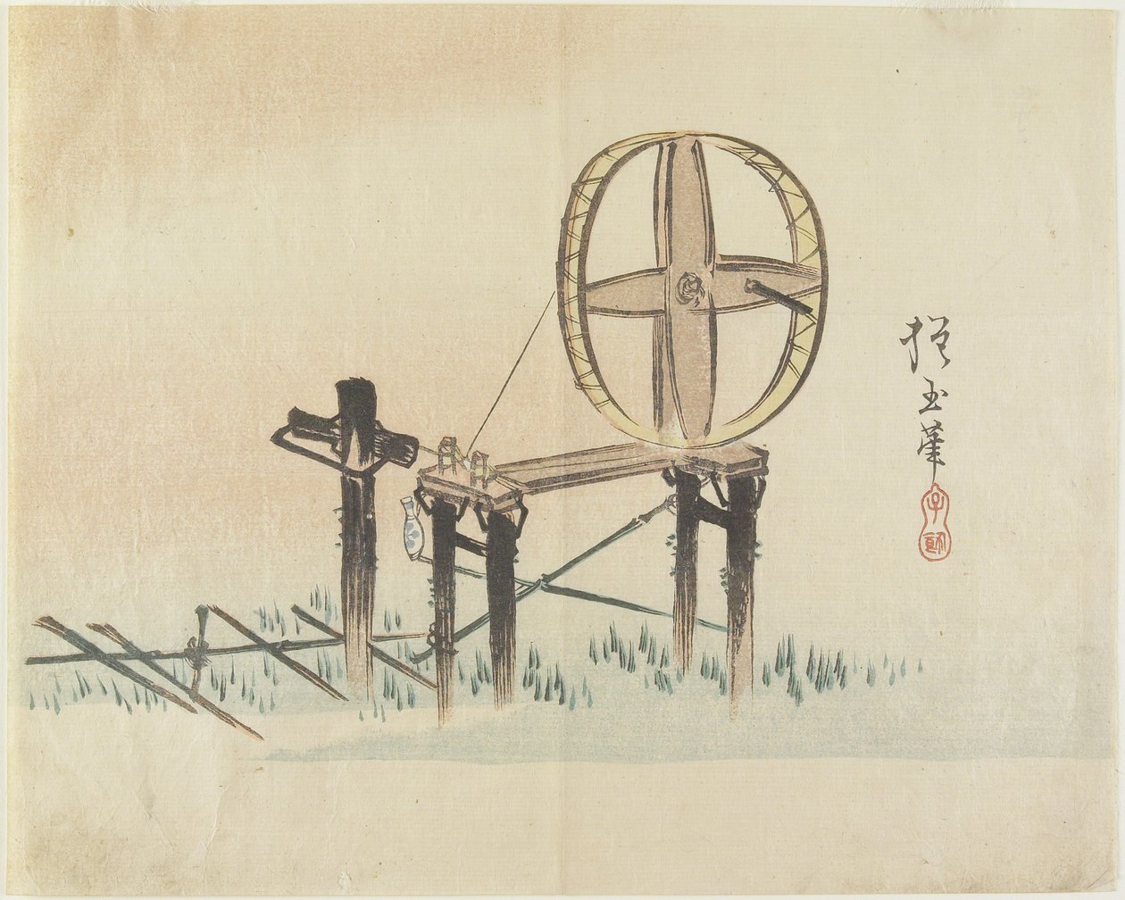(Ruota del filatoio), c. 1830 da Hogyoku
