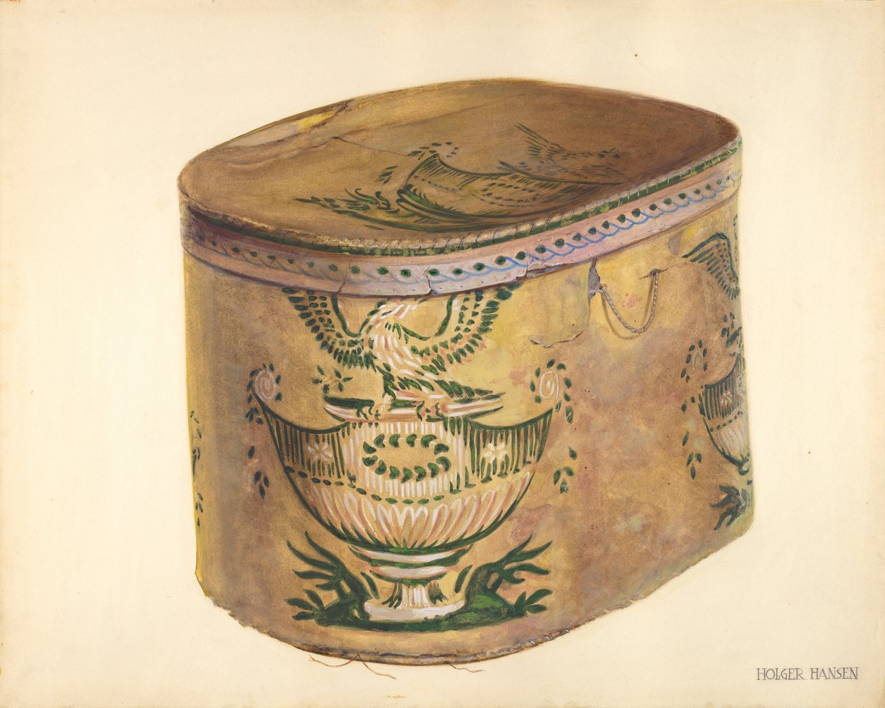 Scatola decorata, c. 1939 da Holger Hansen