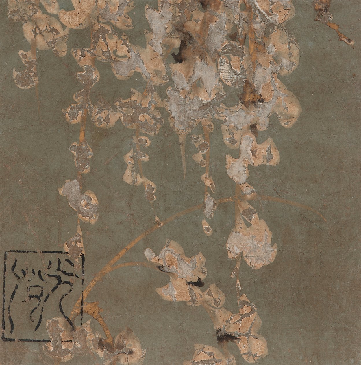 Fiori di glicine, periodo Edo da Hon