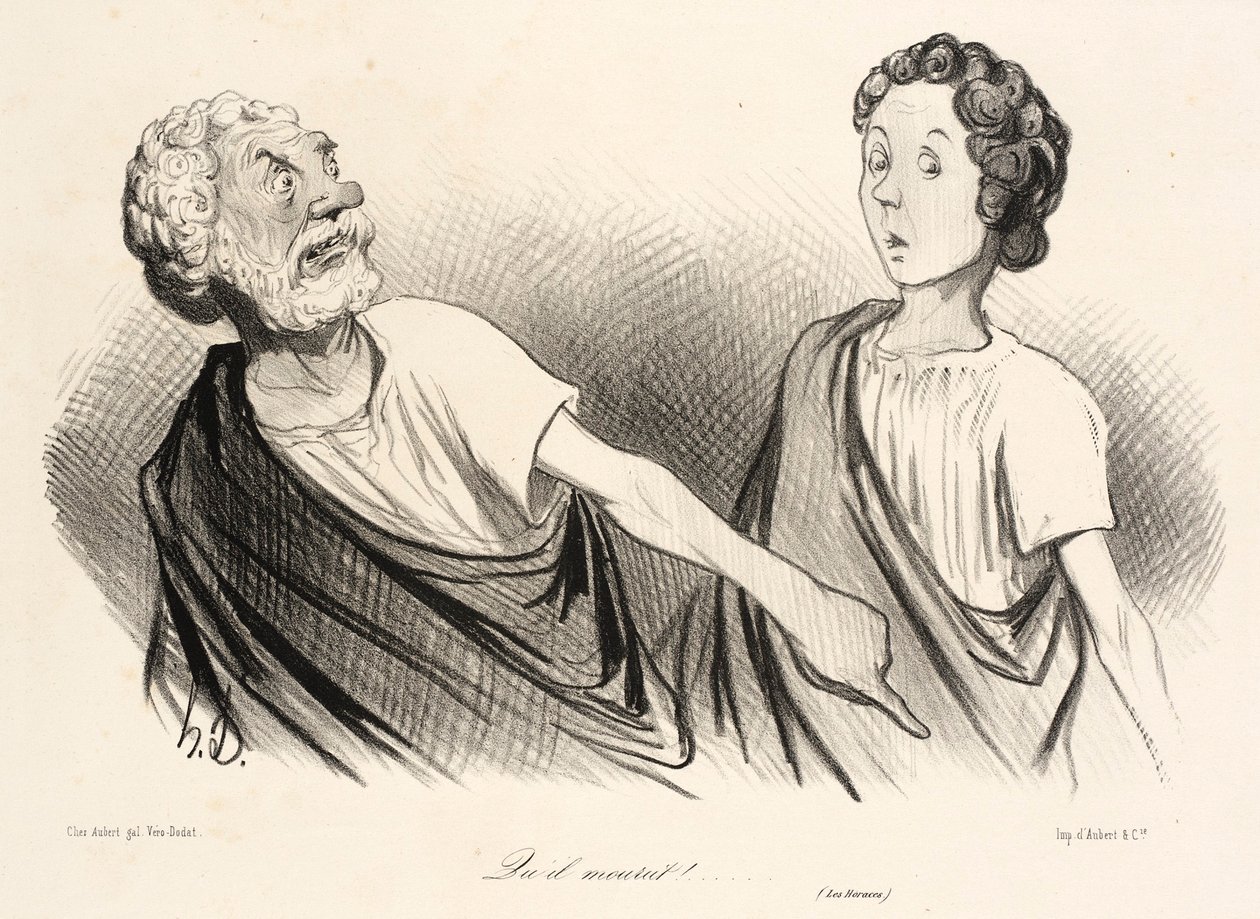 ...Che morì!... da Honoré Daumier