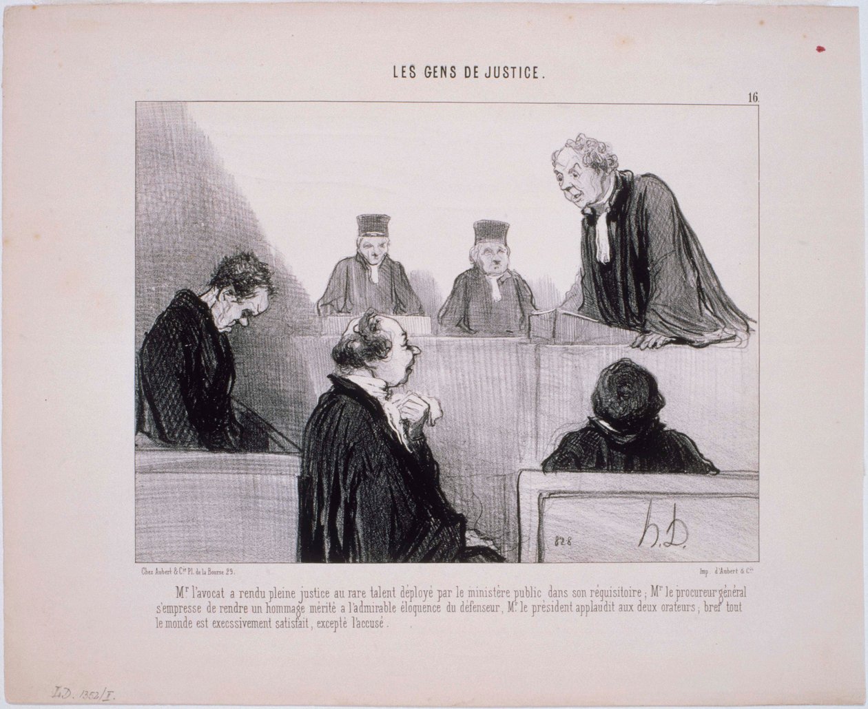 Les Gens de Justice da Honoré Daumier