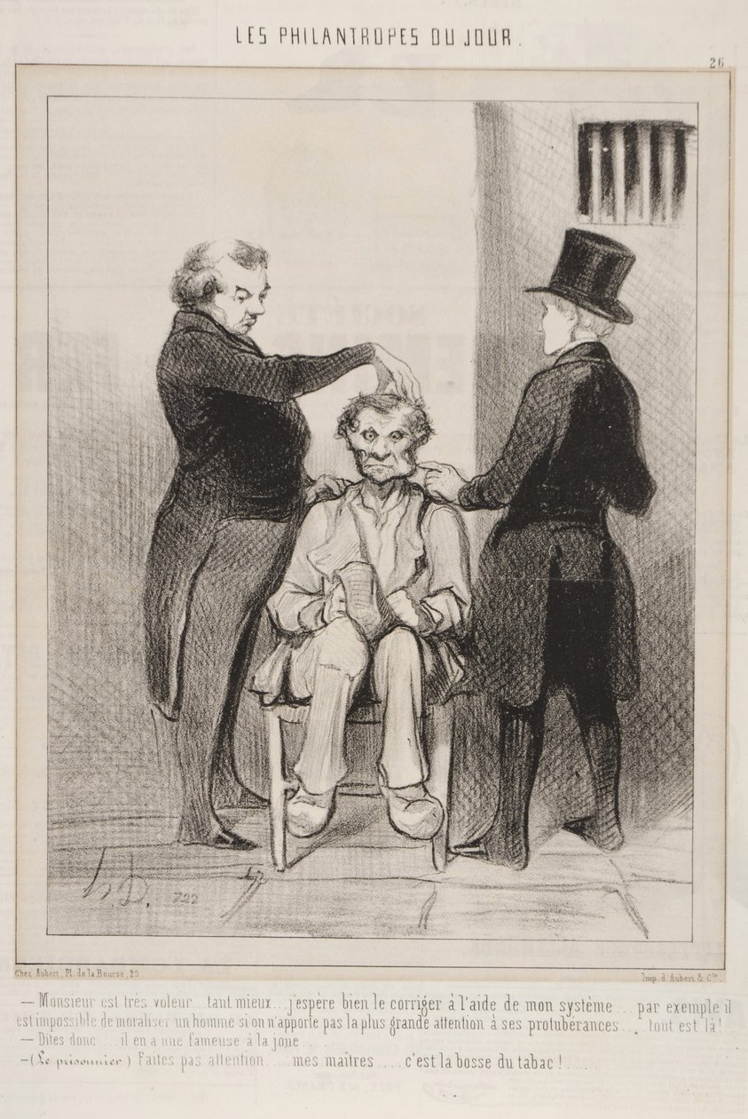 Monsieur è molto ladro... tanto meglio... spero di correggerlo con il mio sistema... per esempio è impossibile moralizzare un uomo se non si presta la massima attenzione ai suoi p da Honoré Daumier