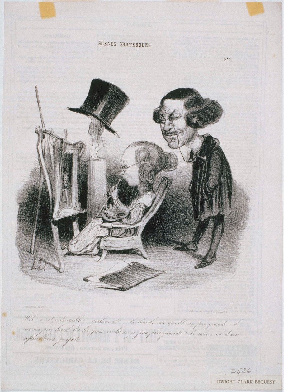 Scene grottesche - Oh! È ammirevole da Honoré Daumier