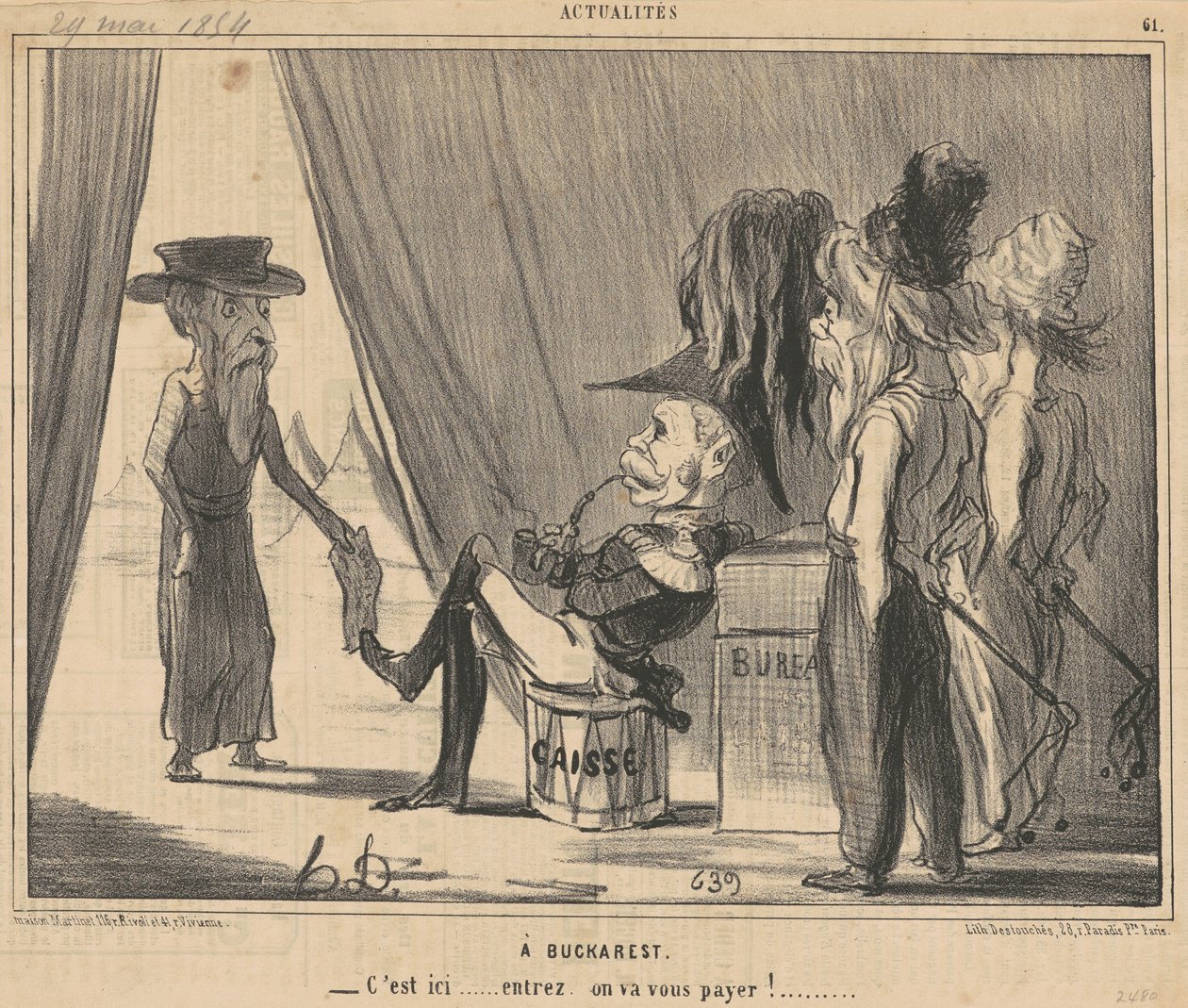 A Bucarest da Honoré Daumier