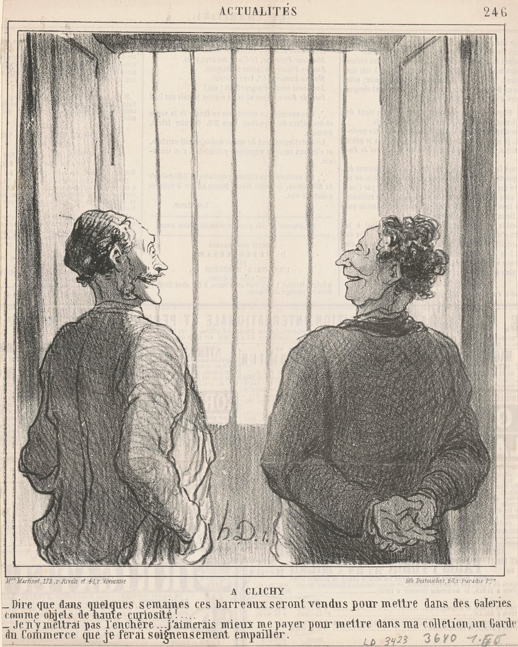 A Clichy da Honoré Daumier