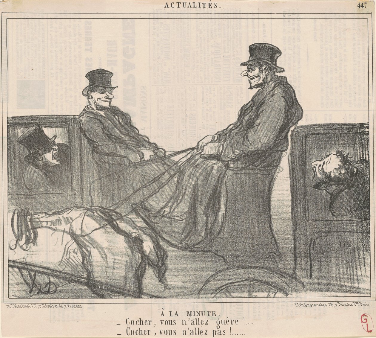 Al minuto da Honoré Daumier