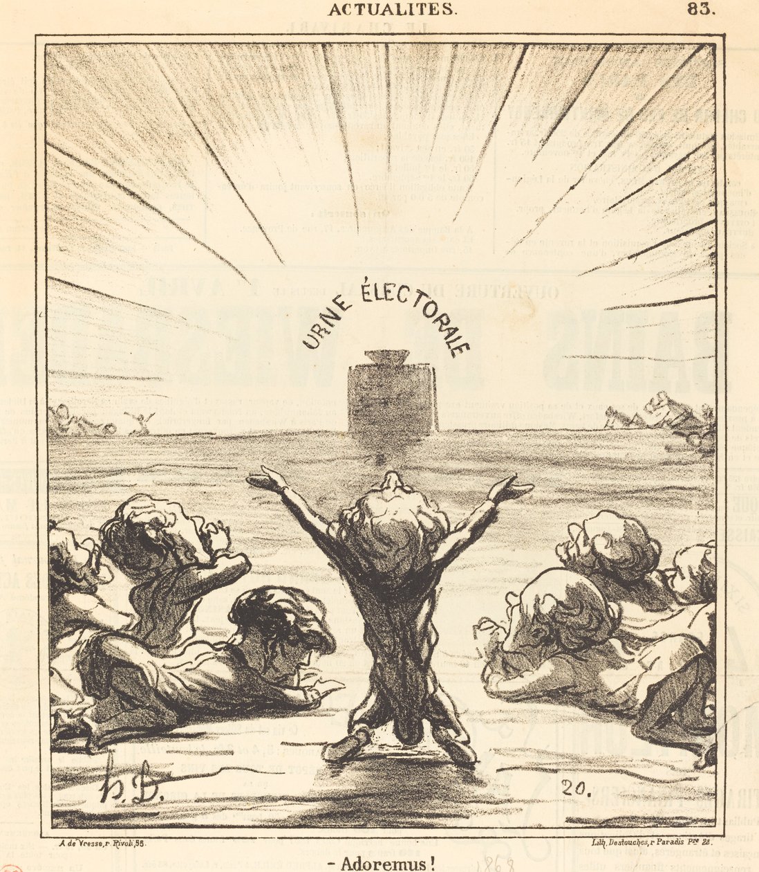 Adoremus! da Honoré Daumier