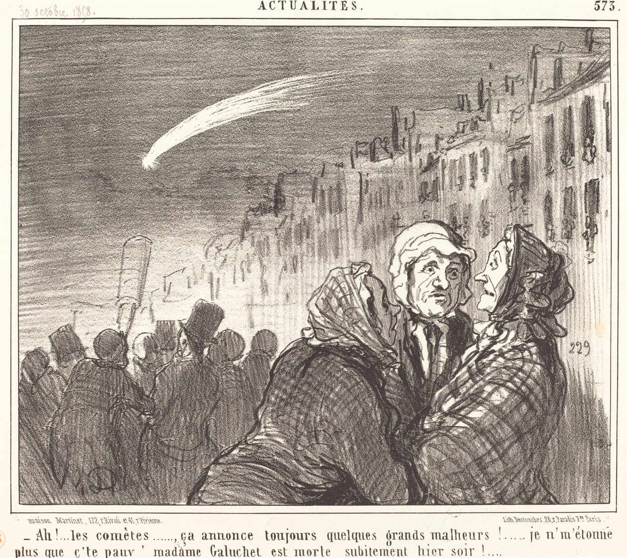 Ah!... le comete... da Honoré Daumier