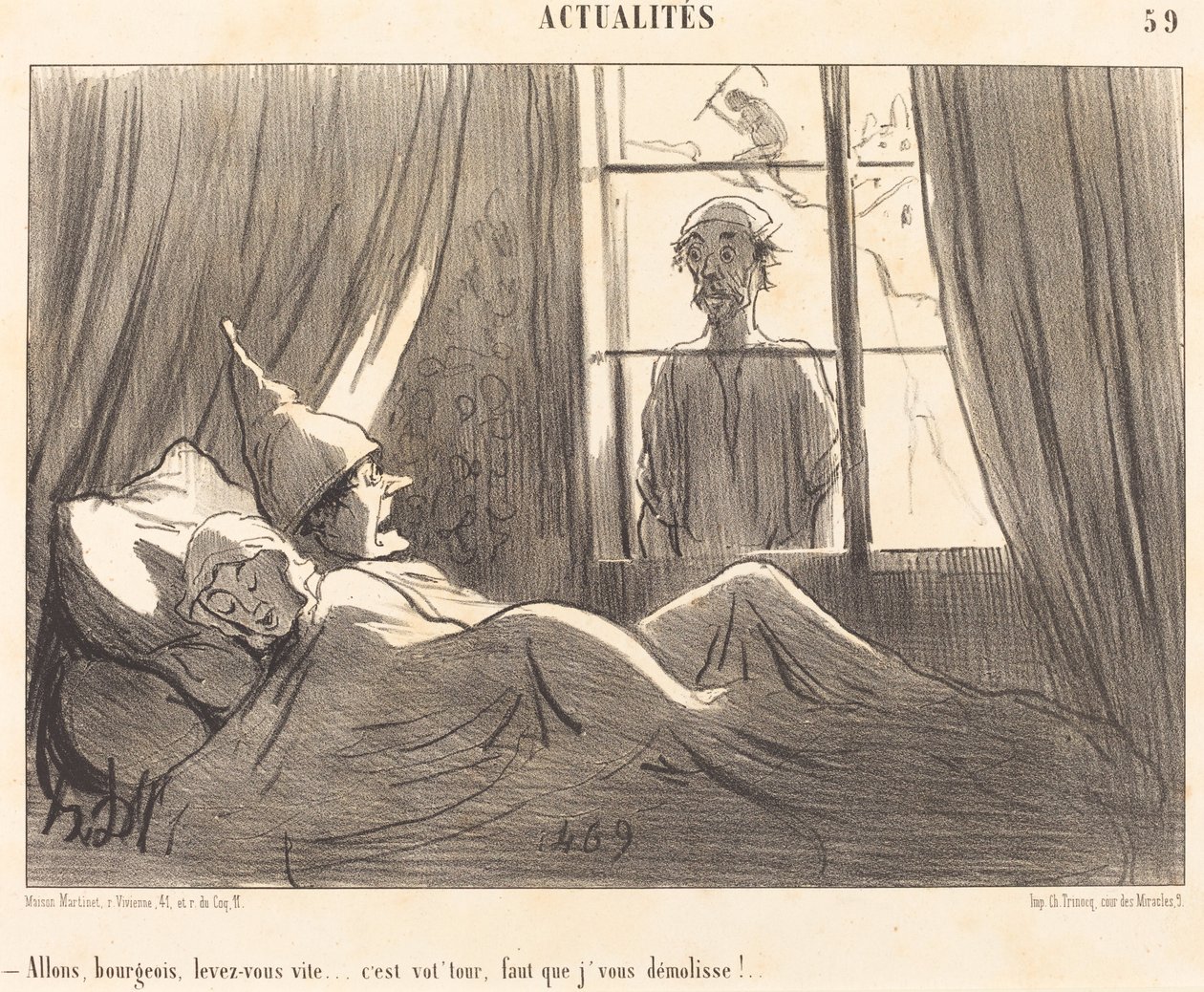 Andiamo borghesi, alzatevi in fretta... da Honoré Daumier