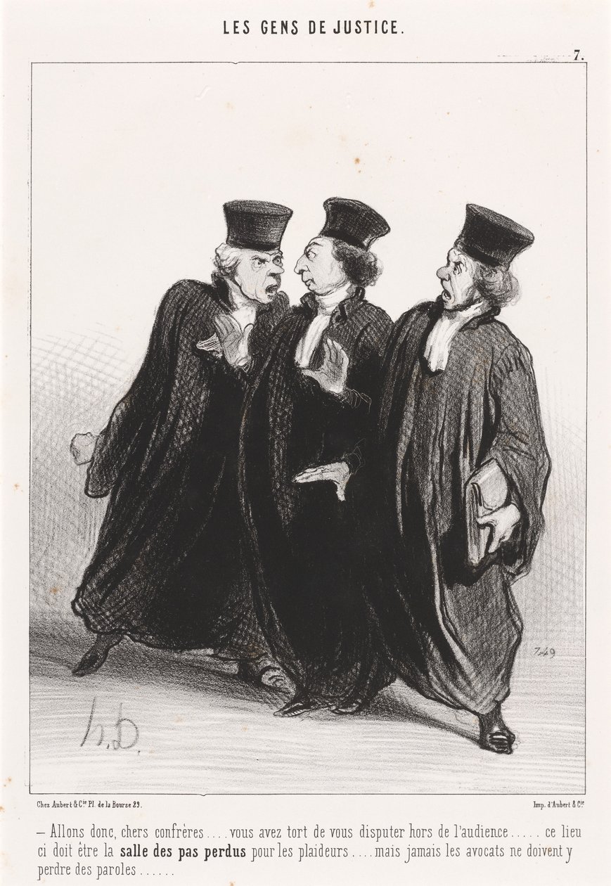 Allons donc, chers confrères... da Honoré Daumier