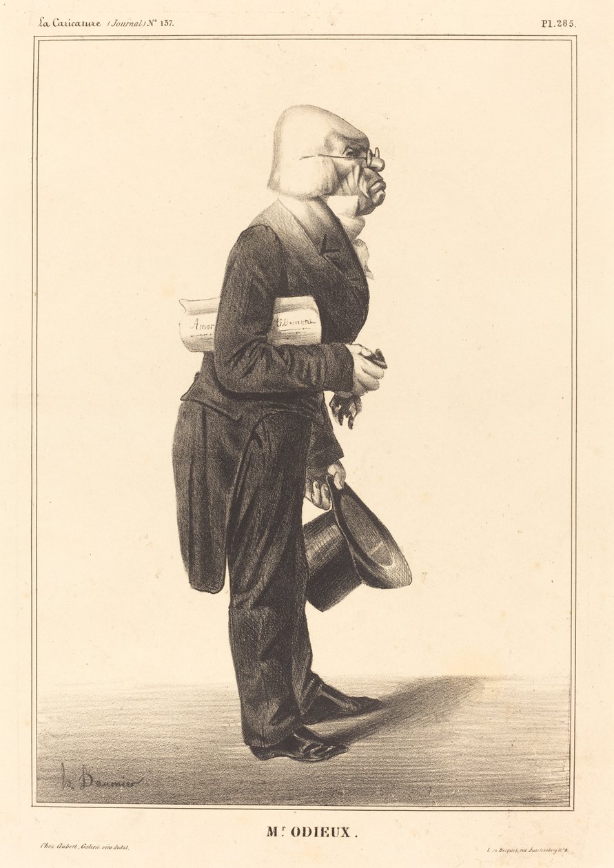 Antoine Odier da Honoré Daumier