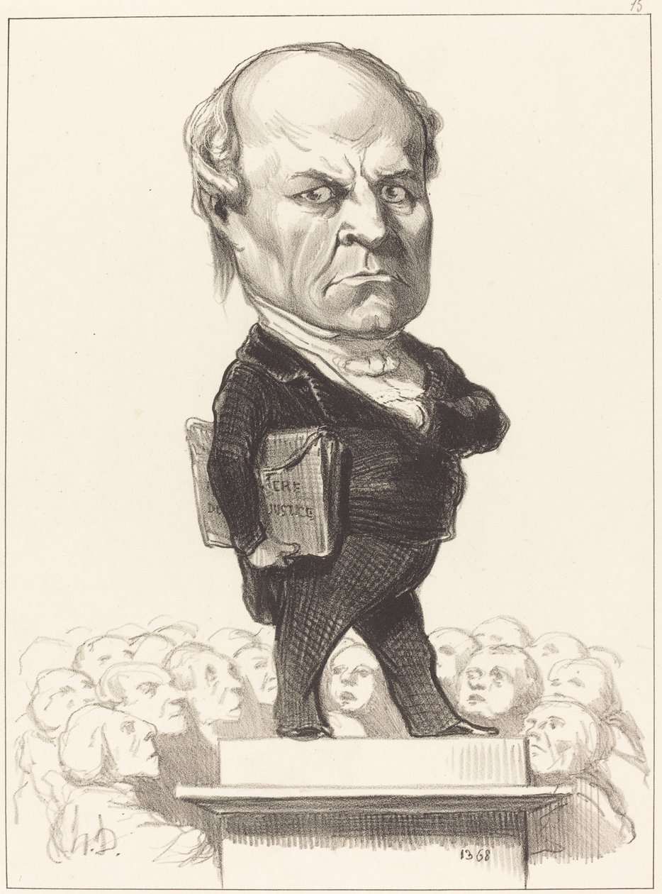 C.H. Odilon Barrot da Honoré Daumier
