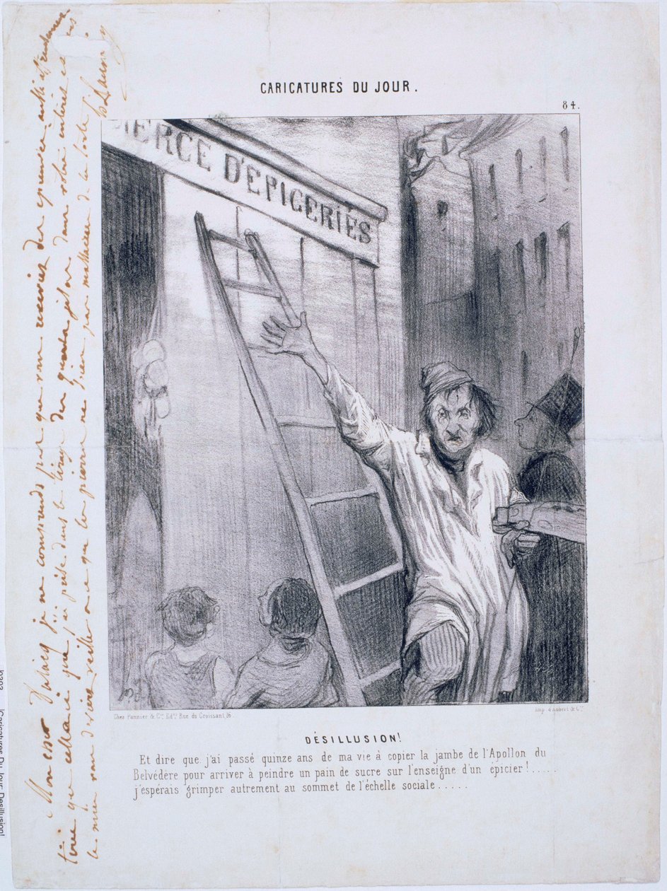 Vignette del giorno: Disincanto! da Honoré Daumier