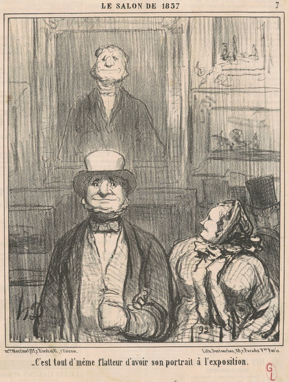 È comunque lusinghiero avere da Honoré Daumier