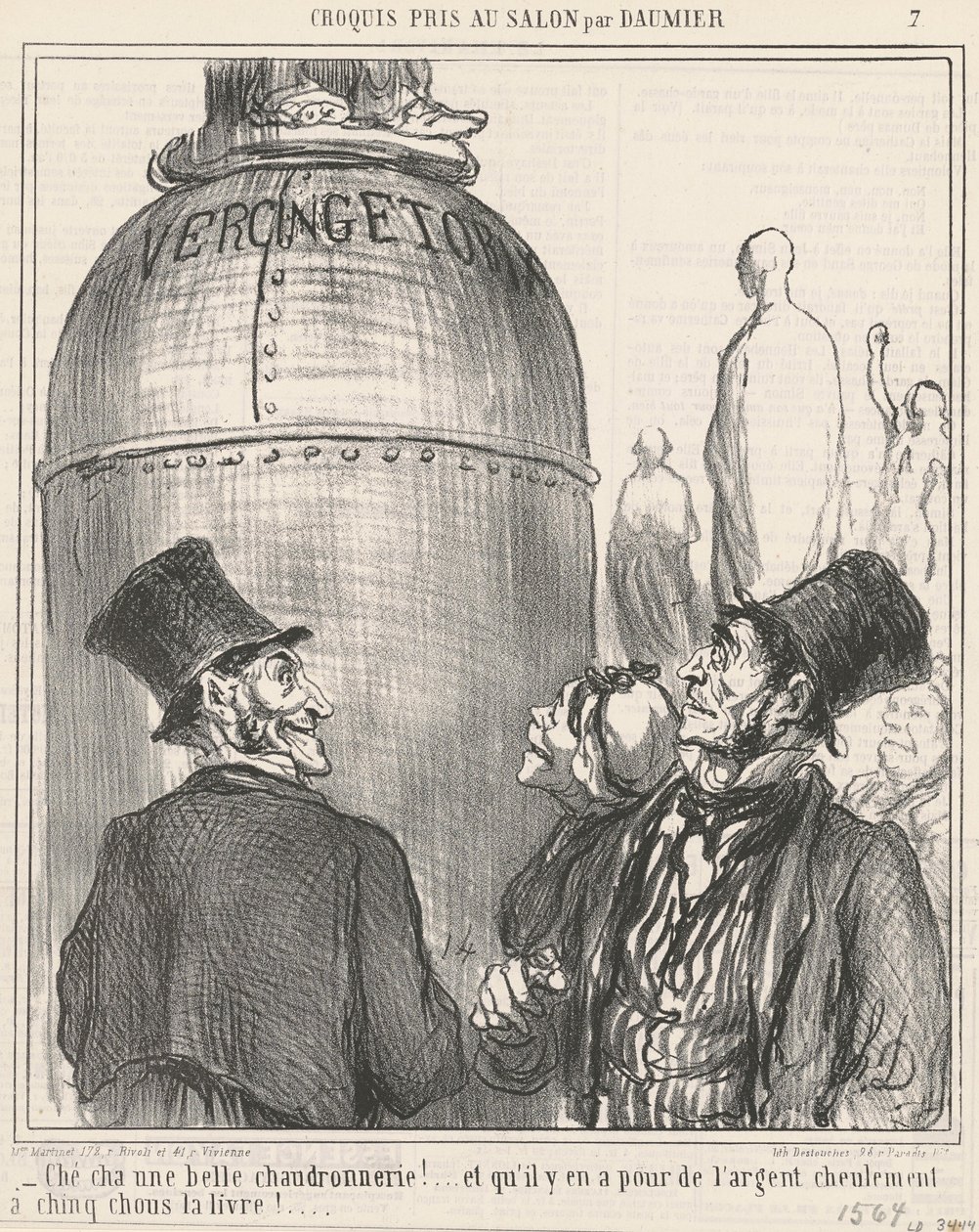 Che bella caldaia! da Honoré Daumier