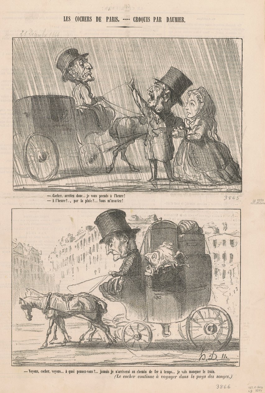 Cocher, arrêtez donc da Honoré Daumier