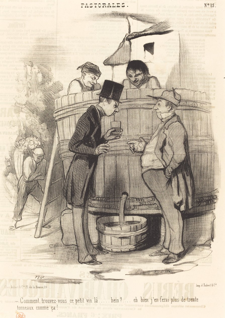 Come trovate questo piccolo vino... da Honoré Daumier