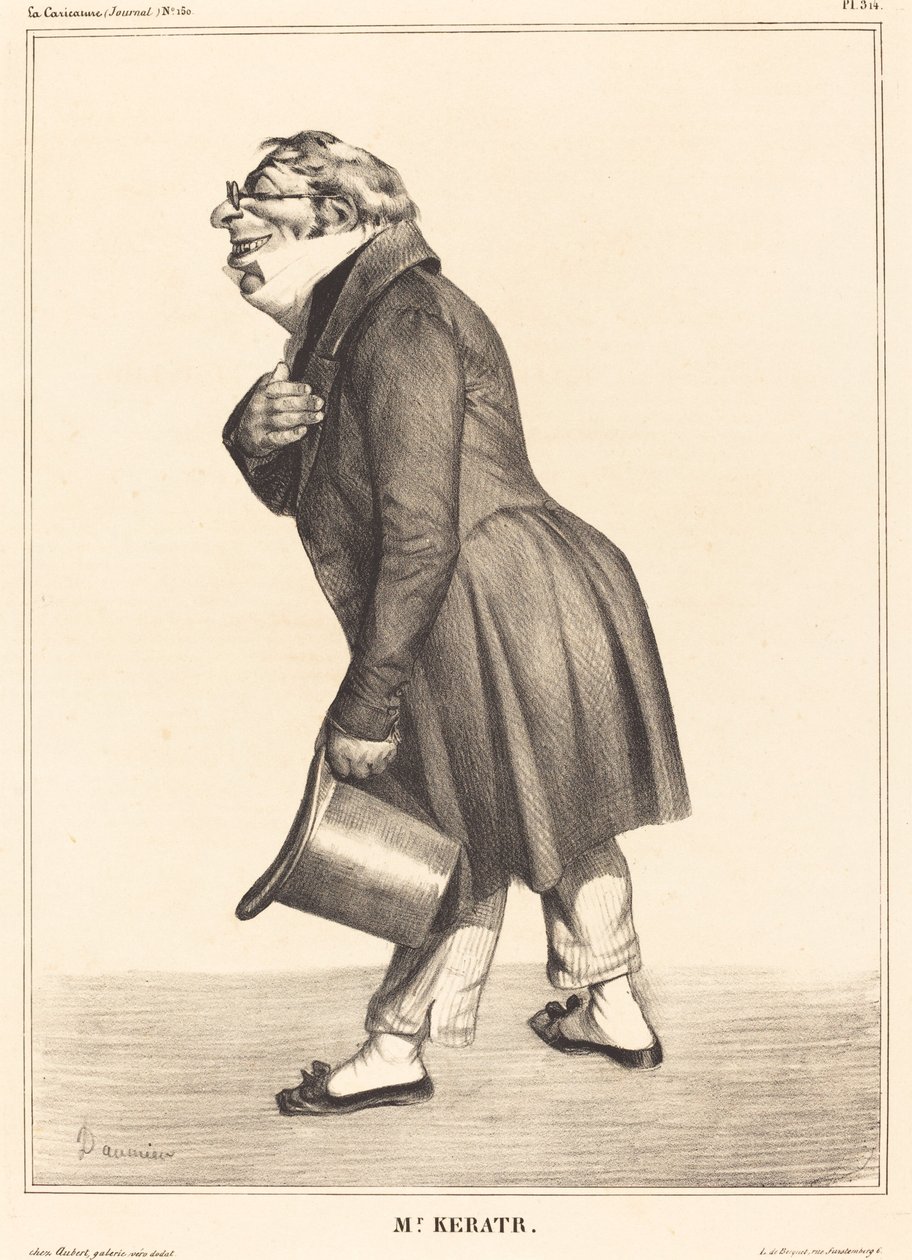 Conte de Kératry da Honoré Daumier