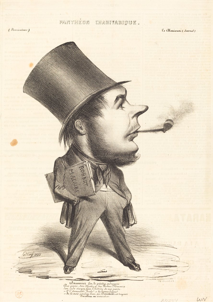Daumier fu il pittore ordinario... da Honoré Daumier