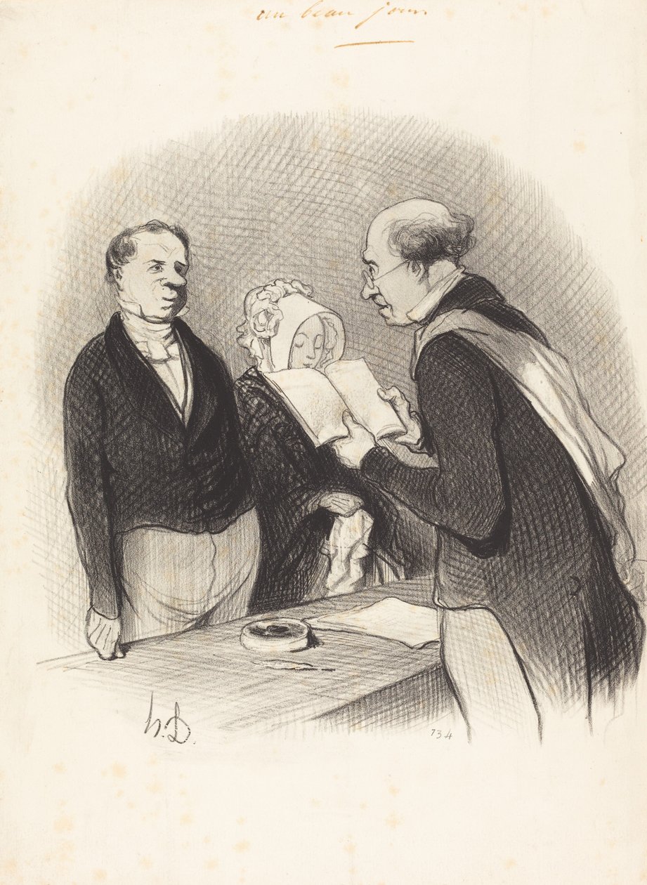 Davanti al Signor Sindaco da Honoré Daumier