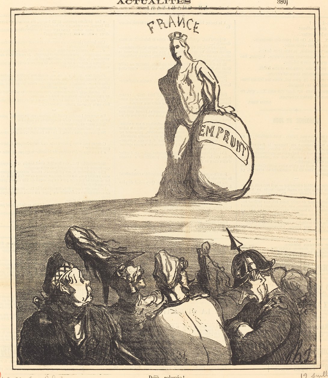 Già rialzata! da Honoré Daumier