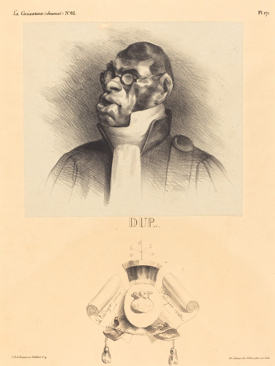 Dupin ainé da Honoré Daumier