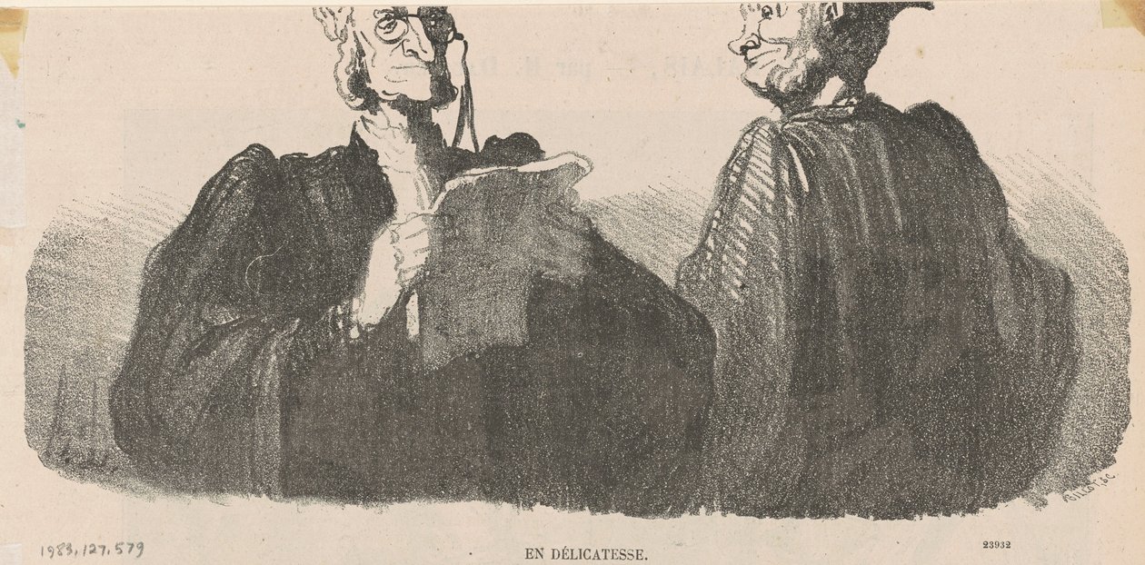 En délicatesse da Honoré Daumier