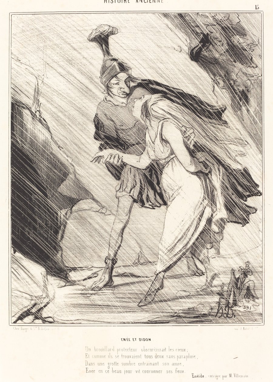 Enea e Didone da Honoré Daumier