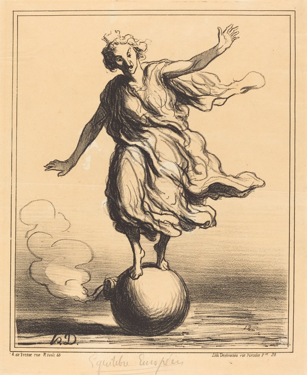Equilibrio europeo da Honoré Daumier