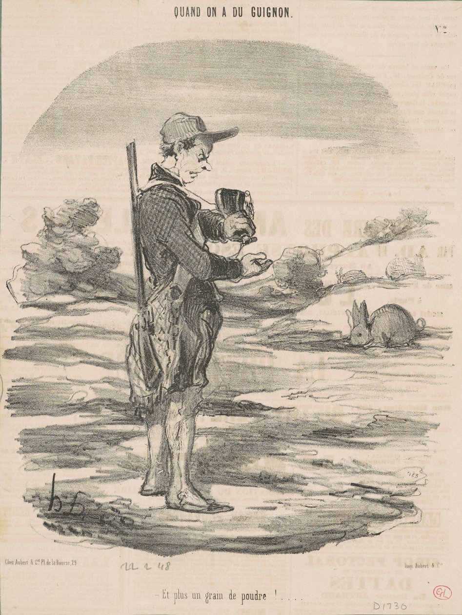 E non un granello di polvere! da Honoré Daumier