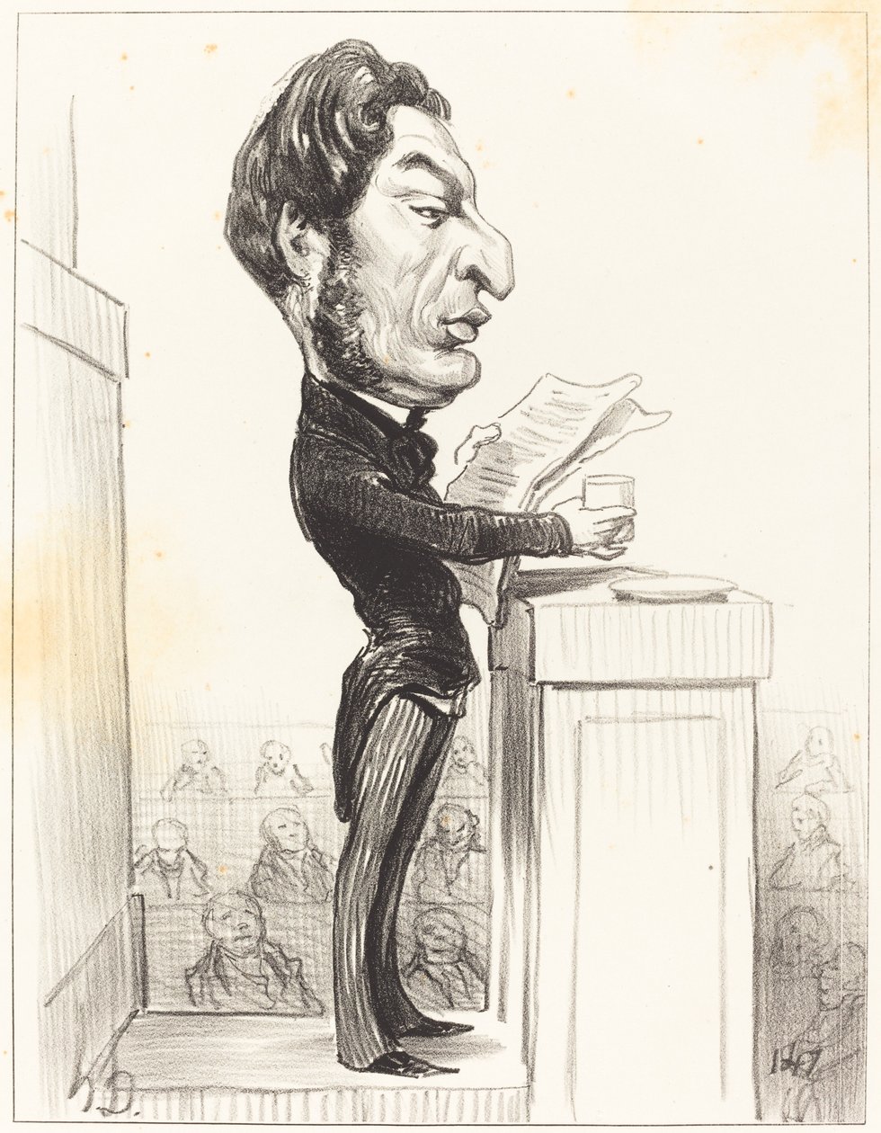 Eugène Rouher da Honoré Daumier